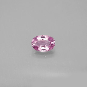 Zafiro rosa natural de 0,56 ct, corte óvalo, VVS-VS