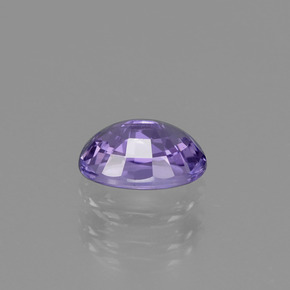 Zafiro púrpura natural de 0,69 ct, corte óvalo, VVS-VS