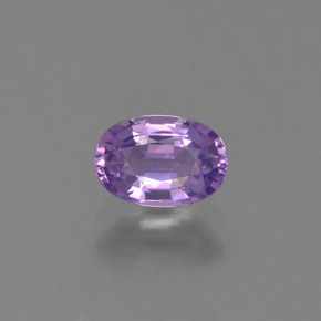 Zafiro violeta natural de 0,66 ct, corte óvalo, VVS-VS