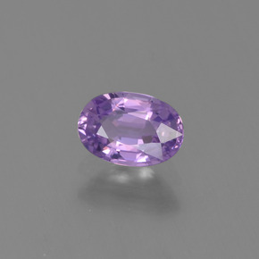 Zafiro violeta natural de 0,66 ct, corte óvalo, VVS-VS