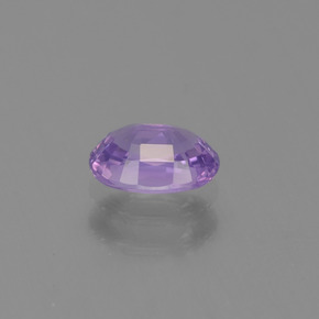 Zafiro violeta natural de 0,66 ct, corte óvalo, VVS-VS