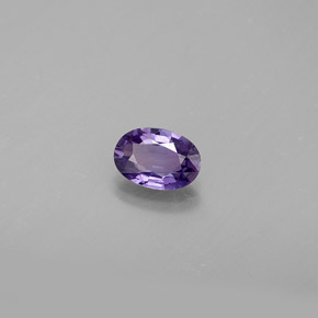 Zafiro violeta natural de 0,54 ct, corte óvalo, VS