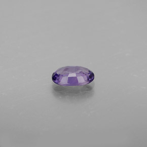 Zafiro violeta natural de 0,54 ct, corte óvalo, VS