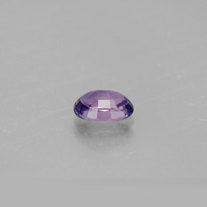 Zafiro violeta natural de 0,64 ct, corte óvalo, VVS-VS