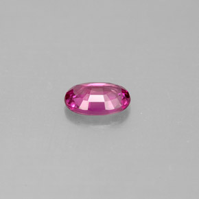 Zafiro púrpura natural de 0,53 ct, corte óvalo, VVS-VS