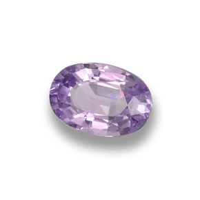 Zafiro violeta natural de 0,64 ct, corte óvalo, VVS-VS