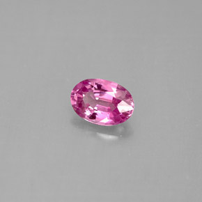 Zafiro rosa natural de 0,59 ct, corte óvalo, VS