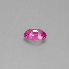 Zafiro rosa natural de 0,59 ct, corte óvalo, VS
