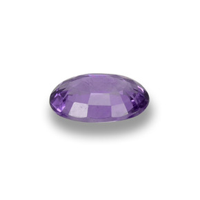 Zafiro violeta natural de 0,53 ct, corte óvalo, VS