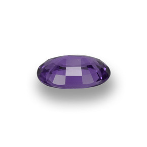 Zafiro violeta natural de 0,52 ct, corte óvalo, VS
