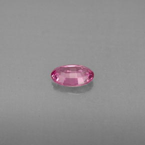 Zafiro rosa natural de 0,52 ct, corte óvalo, VS
