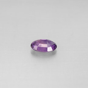 Zafiro violeta natural de 0,52 ct, corte óvalo, VVS