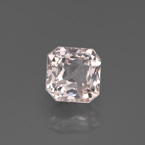 Zafiro rosa natural de 1,32 ct, corte esmeralda, VVS-VS