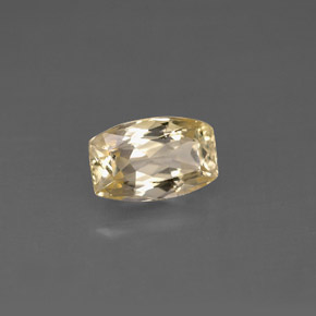 Zafiro amarillo natural de 1,72 ct, forma elegante, VS