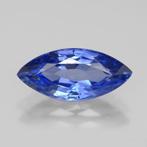 Zafiro azul natural de 2,73 ct, marquesa, VVS