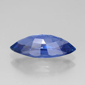 Zafiro azul natural de 2,73 ct, marquesa, VVS