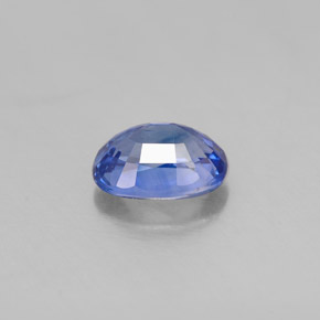 Zafiro azul natural de 1,17 ct, corte óvalo, VVS