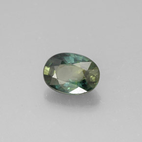 Zafiro multicolor natural de 1,14 ct, corte óvalo, VS-SI