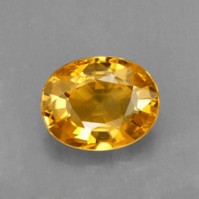 Zafiro oro natural de 2,04 ct, corte óvalo, VS