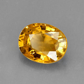 Zafiro oro natural de 2,04 ct, corte óvalo, VS