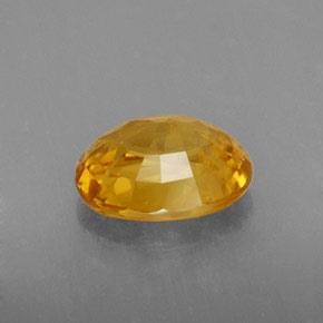 Zafiro oro natural de 2,04 ct, corte óvalo, VS