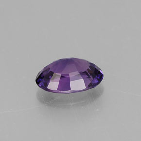 Zafiro violeta natural de 0,55 ct, corte óvalo, VS