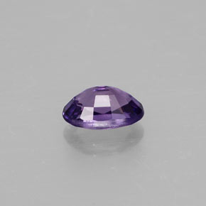 Zafiro violeta natural de 0,70 ct, corte óvalo, VS