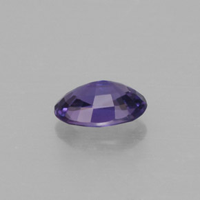 Zafiro violeta natural de 0,56 ct, corte óvalo, VS