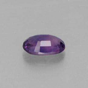 Zafiro violeta natural de 0,60 ct, corte óvalo, VS