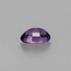Zafiro violeta natural de 0,67 ct, corte óvalo, VS