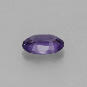 Zafiro violeta natural de 0,56 ct, corte óvalo, VS