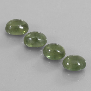 Gemas de zafiro verde natural de 7,83 ct, transparente, transparente / translúcido