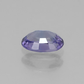 Zafiro violeta natural de 0,57 ct, corte óvalo, VVS-VS
