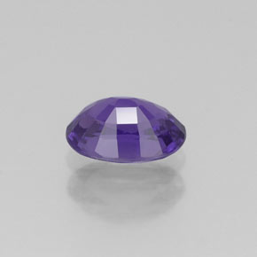 Zafiro violeta natural de 0,65 ct, corte óvalo, VVS-VS