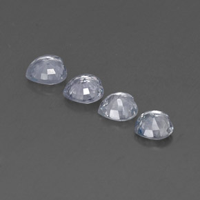 Gemas de zafiro azul natural de  ct, forma de corazón, VVS