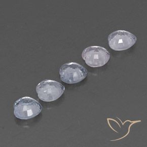 Gemas de Zafiro Blanco azulado natural de 1.95 ct, Corazón, VVS