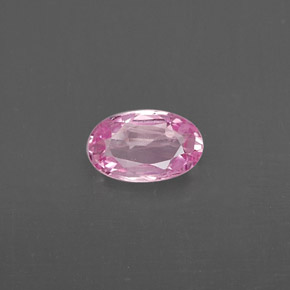 Zafiro rosa natural de 0,29 ct, corte óvalo, VVS-VS