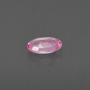 Zafiro rosa natural de 0,29 ct, corte óvalo, VVS-VS