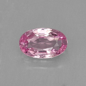 Zafiro rosa natural de 0,27 ct, corte óvalo, VVS