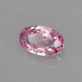 Zafiro rosa natural de 0,27 ct, corte óvalo, VVS