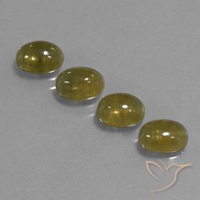 Gemas de zafiro dorado natural de 5,74 ct, transparente, transparente / translúcido