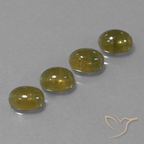 Gemas de zafiro dorado natural de 5,74 ct, transparente, transparente / translúcido