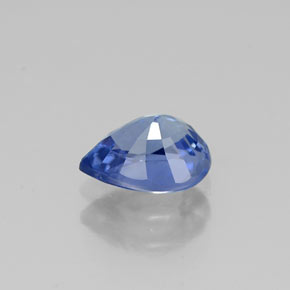 Zafiro azul natural de 1,02 ct, en forma de pera, VS