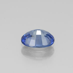 Zafiro azul natural de 0,96 ct, corte óvalo, VS