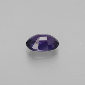 Zafiro violeta natural de 0,59 ct, corte óvalo, VVS
