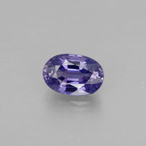 Zafiro azul natural de 0,67 ct, corte óvalo, VVS