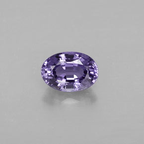 Zafiro violeta natural de 0,68 ct, corte óvalo, VVS