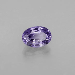 Zafiro violeta natural de 0,68 ct, corte óvalo, VVS