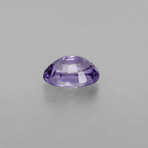 Zafiro violeta natural de 0,68 ct, corte óvalo, VVS