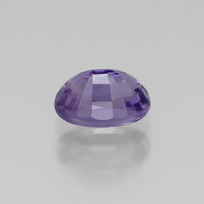 Zafiro violeta natural de 0,80 ct, corte óvalo, VS
